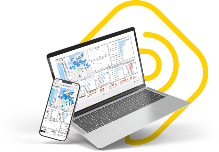 Ilustração de pessoas analisando gráficos e dados